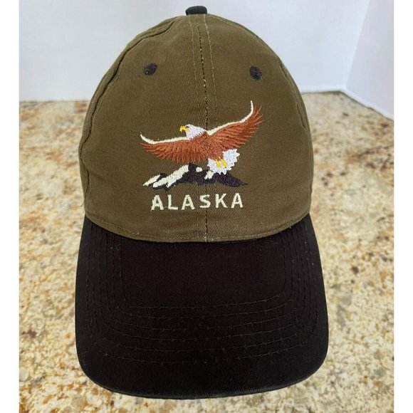 Vintage Tongass Trading Company Alaska Eagle Ball Cap Snap Back Hat - Picture 2 of 10